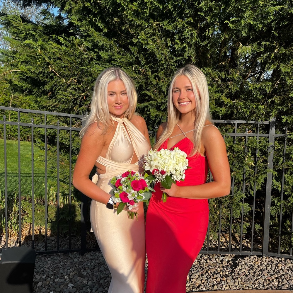 Red maxi Dress